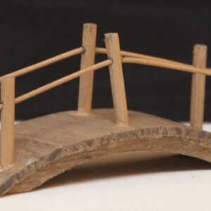 Brücke gebogen braun, 100 x 33 x 75 mm