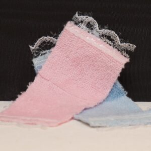 Handtuchset blau/rosa