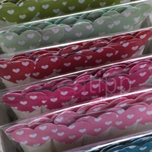 Zuckersticks mit Herz mit weissen Herzli
