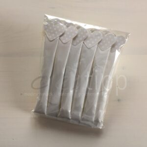 Zuckersticks mit Herz mit mittelgrossen Punkten - Herz cream