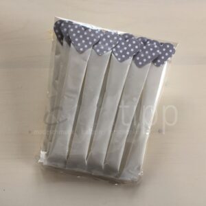 Zuckersticks mit Herz mit mittelgrossen Punkten - Herz weathered (grau)