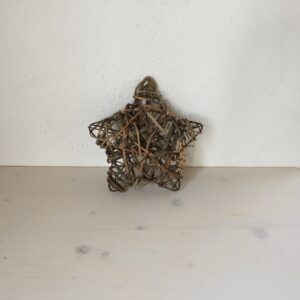Stern braun, 19 cm
