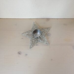 Drahtstern silber, 15 cm