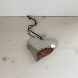 Metall-Herz breit, 10 cm