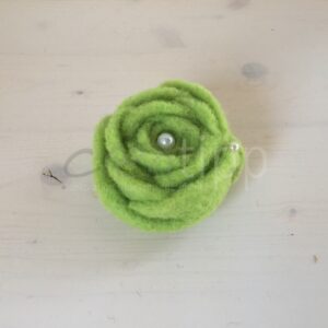 Filzrose hellgrün, 9 cm
