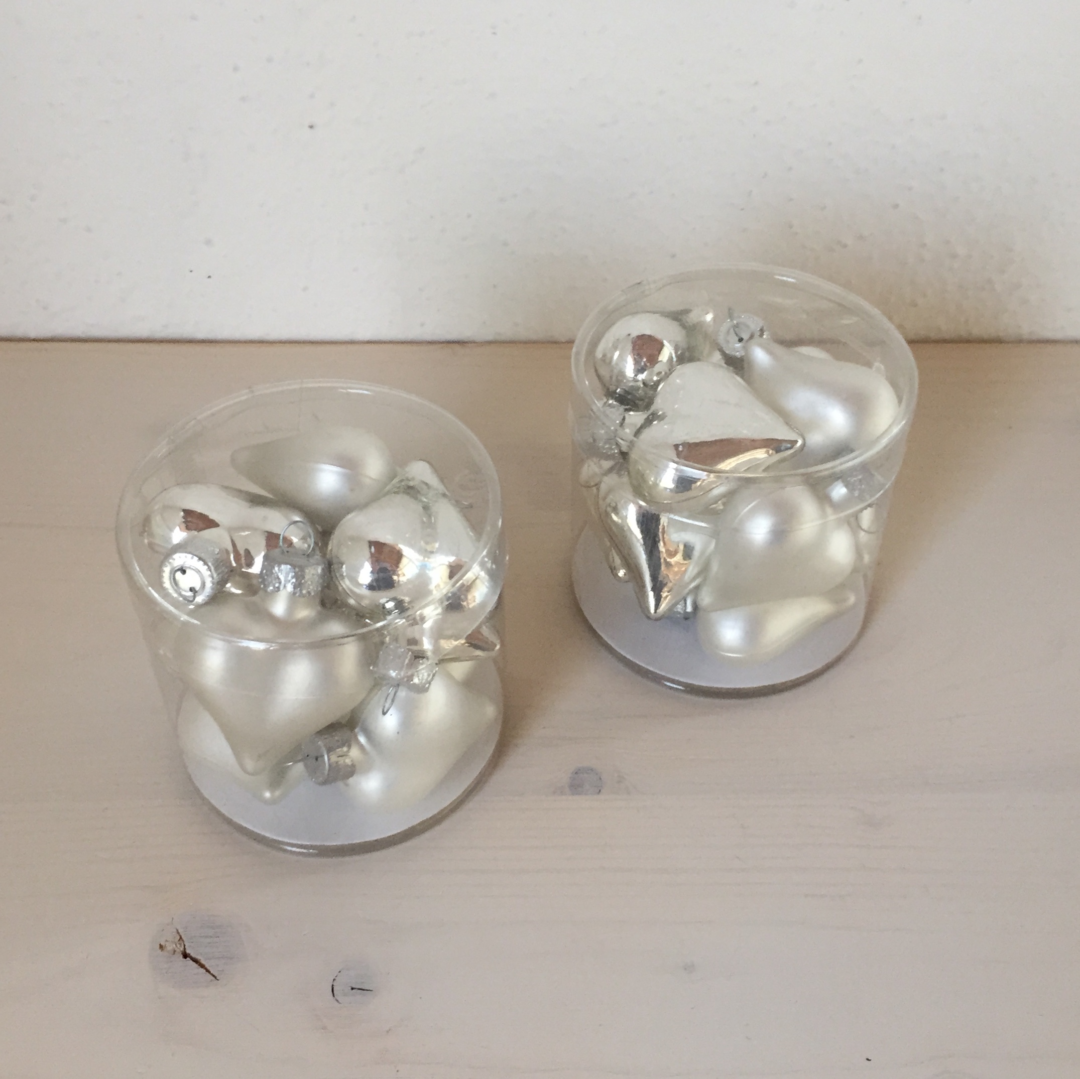 Herzen silber, 40 mm (zum Aufhängen)