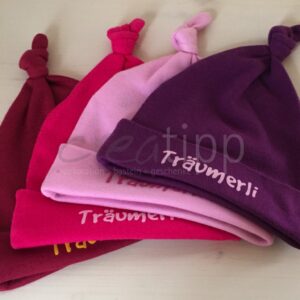 Fixfertig bedruckte Käppli