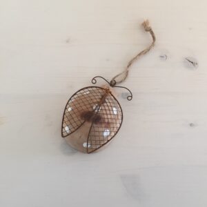 Käfer Metall-Holz, 19 x 6.5 cm