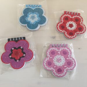 Notizbüechli Blüte, 9 cm