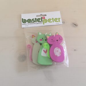 Katze-Hänger 3-fach assortiert, 7.5-8.5 cm