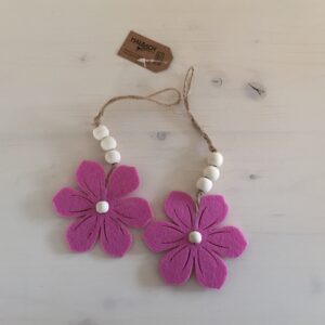 Filz-Hänger Blüte 2-fach, orchidee, 8 cm