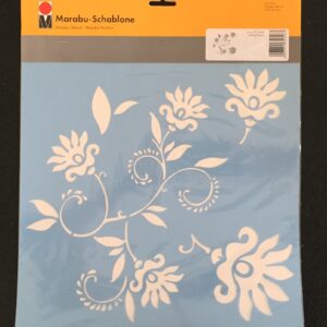 Schablone "Dancing Flowers", 33 x 33 cm