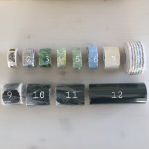 Verschiedene Masking Tape