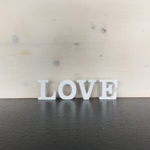 MDF-Buchstaben