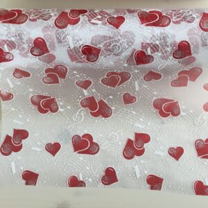 CREApop Deko-Stoff 30 cm, Herzen