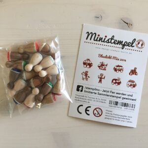 Ministempel "Blaulicht-Mix" (Inhalt 16 Stück)