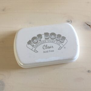 Embossing-Stempelkissen clear