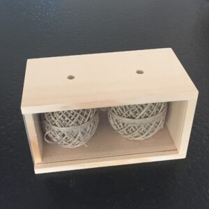 Schnurbox, 14.8 x 8.2 x 7.8 cm