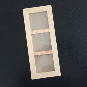 3er Bilderrahmen, 27 x 11 cm
