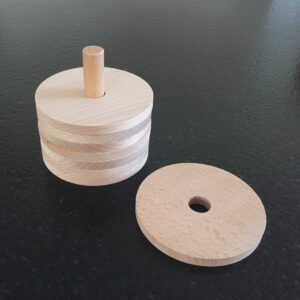 Glasuntersetzer (7 Rondellen), 9 cm