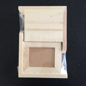 Bücherstütze Holz 16 x 16 x 8 cm (2er-Set)
