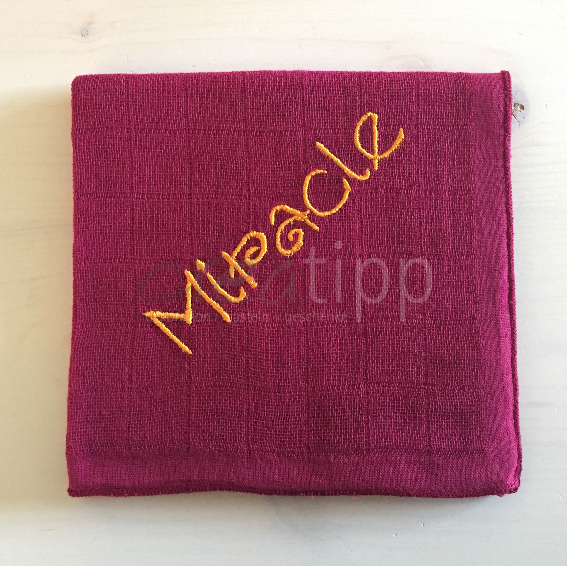 Fixfertig bestickte Nuscheli – Bild 6