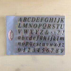 Clear Stamps Alphabet, Zahlen und Satzzeichen