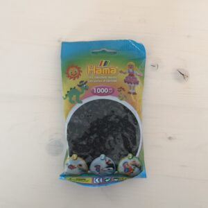 1000 Bügelperlen, schwarz