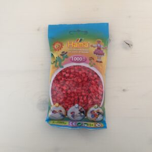 1000 Bügelperlen, rot