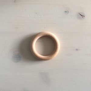 Holzring natur, 65 mm
