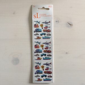 Sticker "Verkehrsmittel", 2 Blatt pro Packung