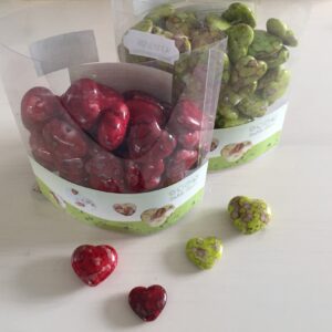 Deko Herz, mit Loch zum Auffädeln