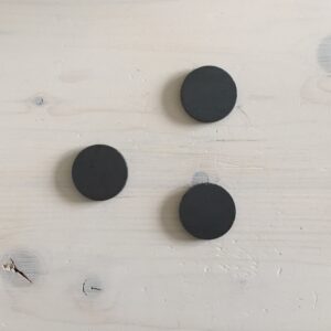 Magnet schwarz, 3 x 25 mm