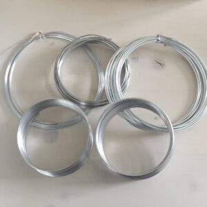 Aludraht, silber