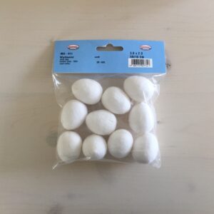 Watteeier, 10 Stück