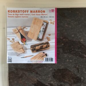 Korkstoff Marron, 45 x 35 cm / 0.8 mm