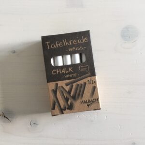 Tafelkreide weiss, 10 Stück