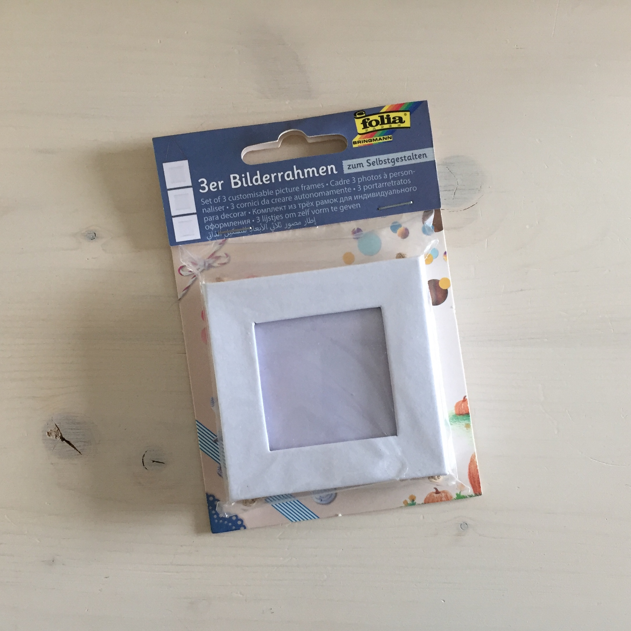 3er Bilderrahmen Karton