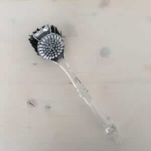 Abwaschbesen transparent