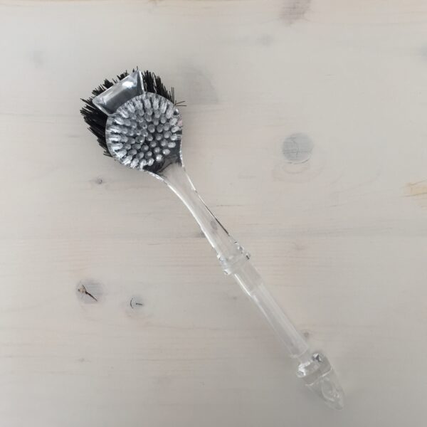 Abwaschbesen transparent