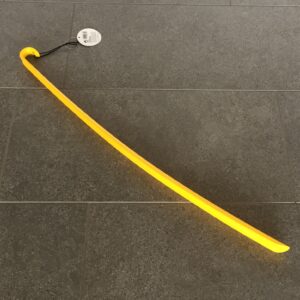 Schuhlöffel XL gelb, 77 cm