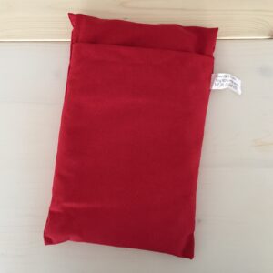 Kirschkernkissen rot 19.5 x 29 cm