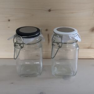 Glas mit Bügelverschluss