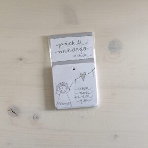 Päcklianhänger, 10 Stück