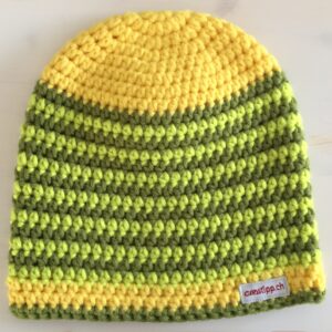 Beanie gelb-grün
