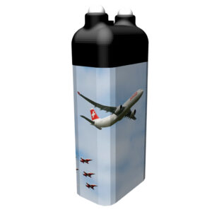 A380 und Patrouille Suisse