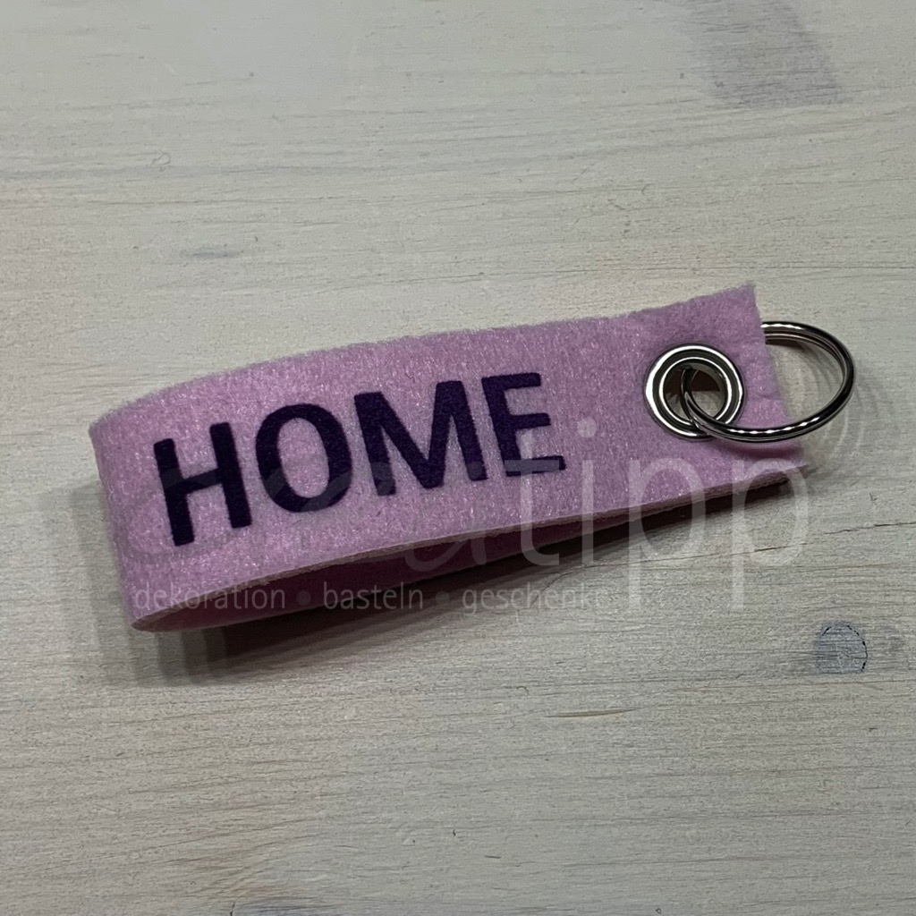 Schlüsselanhänger "Sweet Home", rosa – Bild 4