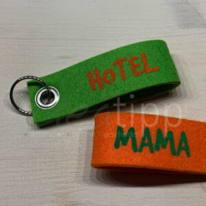 Schlüsselanhänger "Hotel Mama", hellgrün