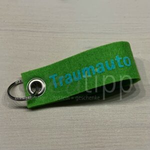 Schlüsselanhänger "Traumauto", hellgrün