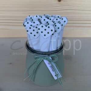 Zuckersticks-Gläsli "vo Härze", Veranda Green